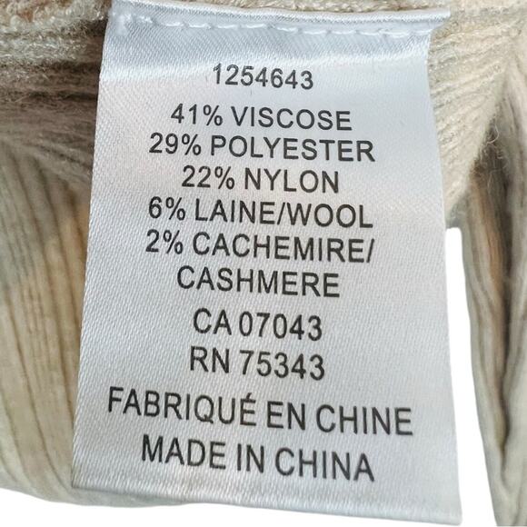 House of Harlow 1960 Crop Wool Cashmere Blend Sweater Sz Large - Picture 6 of 8